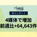 【2023年3月第1週 アルバイト系媒体 求人掲載件数レポート】4媒体で増加、前週比+64,643件