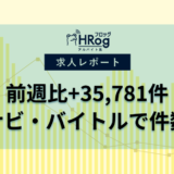 【2025年4月第1週 アルバイト系媒体 求人掲載件数レポート】前週比+35,781件、マイナビ・バイトルで件数増加