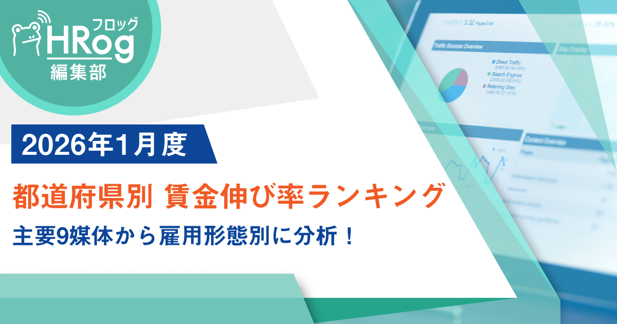 【2026年1月度】都道府県別 賃金伸び率ランキング